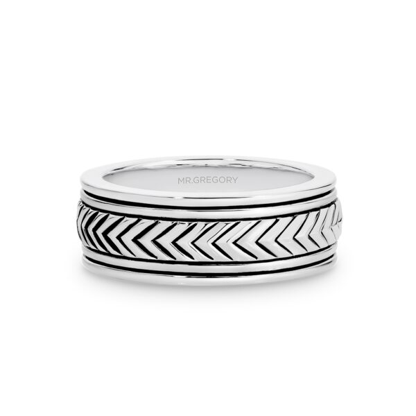 Mr Gregory Sterling Silver Arrow Ring | MRG-R2