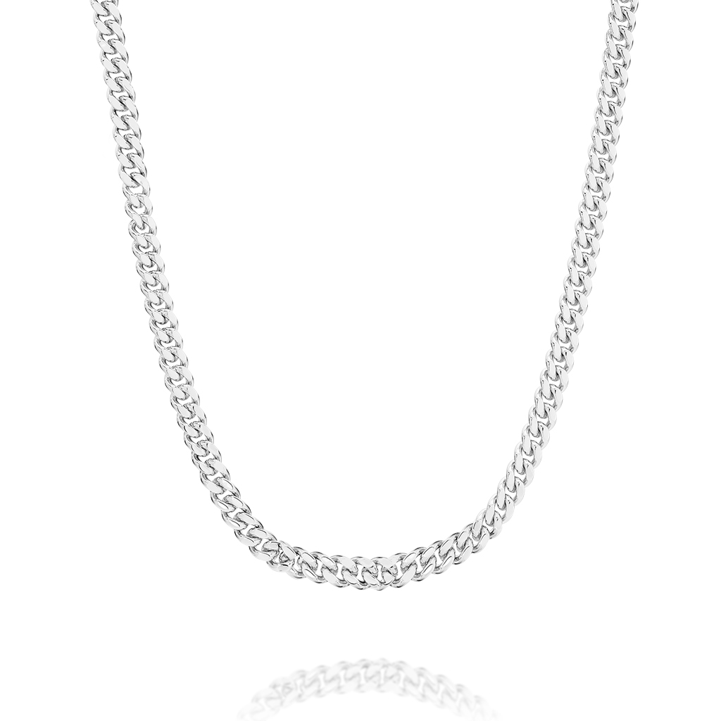 Sterling Silver Curb Necklace