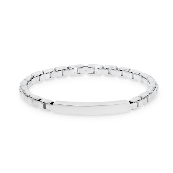 Mr Gregory Sterling Silver ID Bracelet | MRG-BR3-21CM