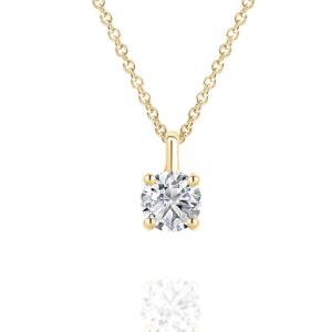 Gregory Classic Diamond Pendant K26P 0.30ct Yellow Gold