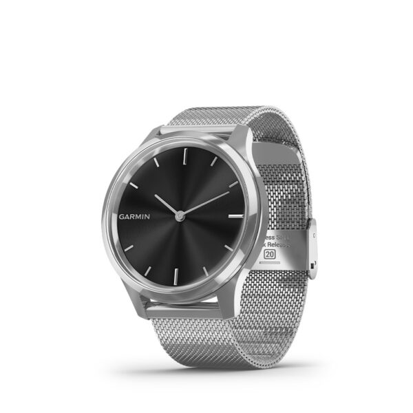 Garmin Vivomove Luxe 42mm Silver Milanese Band 010-02241-03