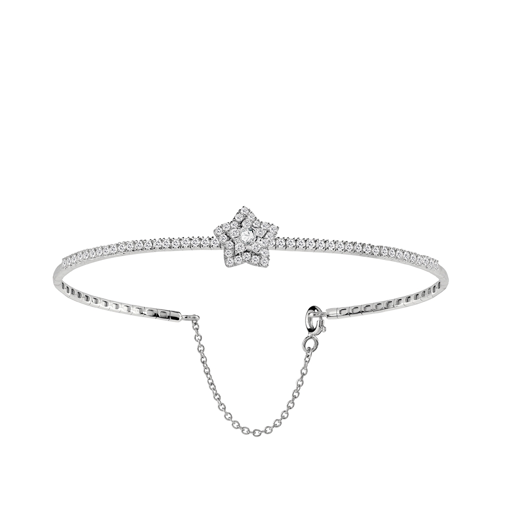 white gold star bracelet