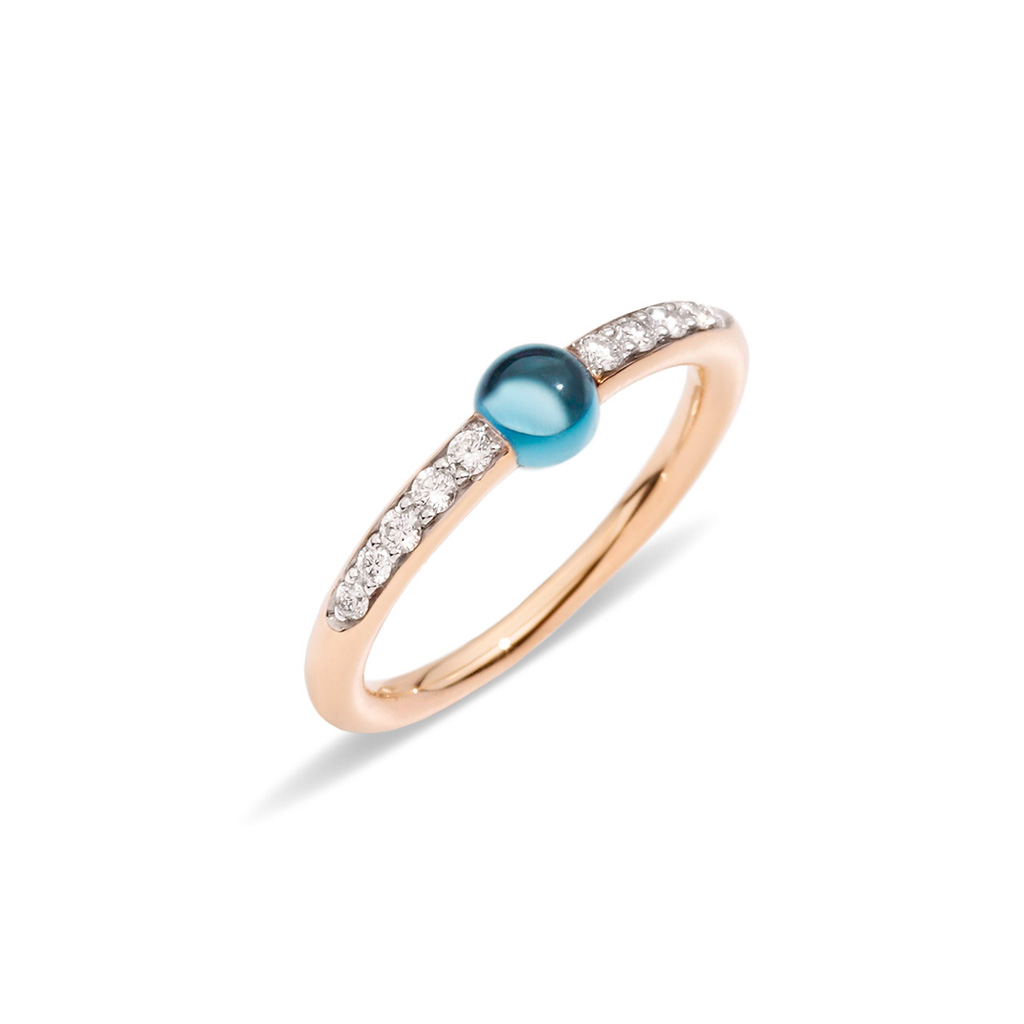 Pomellato M'ama Non M'ama London Blue Topaz Ring