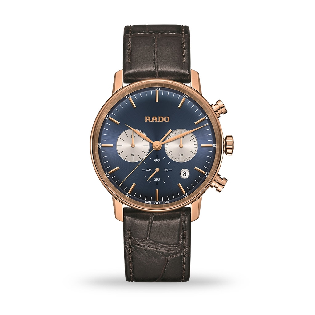 Rado Coupole Classic Quartz 42mm Leather Strap