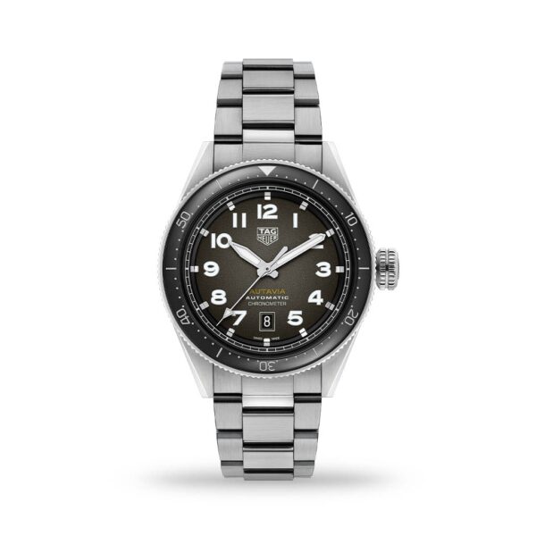 TAG HEUER Autavia 42mm Black Dial Bracelet ⌚ WBE5114.EB0173
