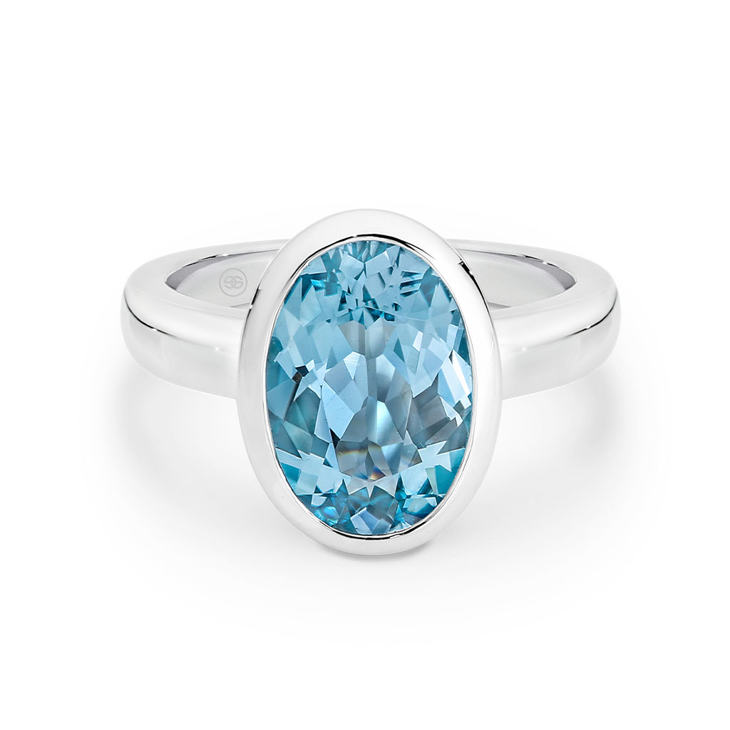 Blue Topaz Dress Ring