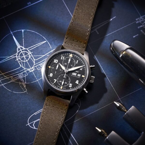 IWC Pilot’s Watch Chronograph Spitfire 41mm Fabric Model IW387901