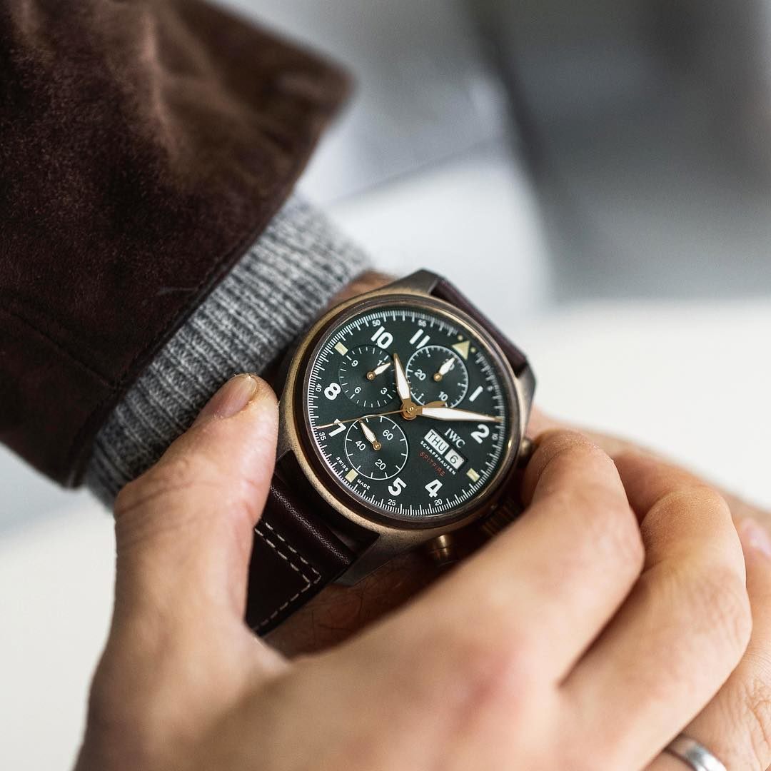 Iwc pilot's watch chronograph spitfire shop