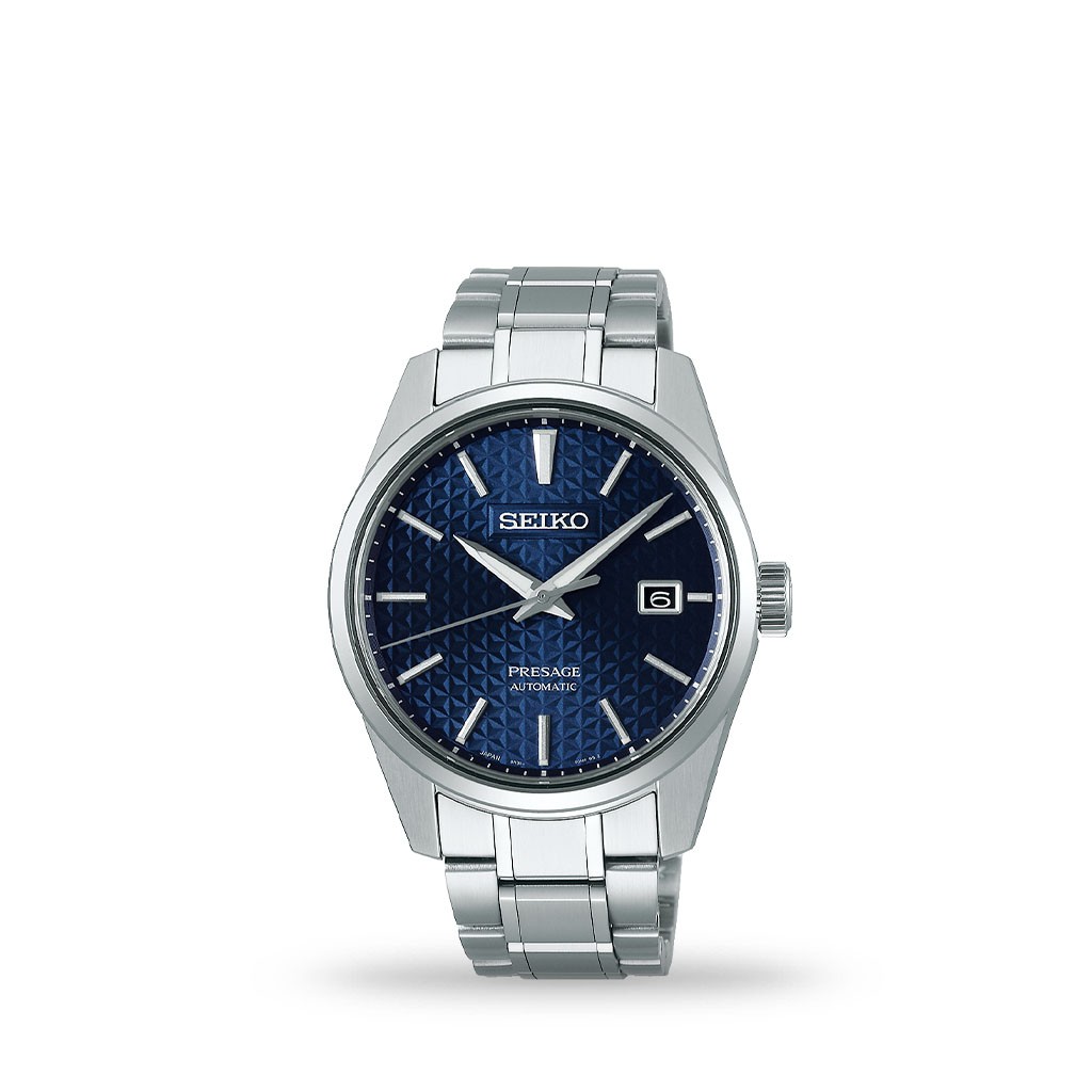 Introducir 37+ imagen seiko blue dial automatic watches