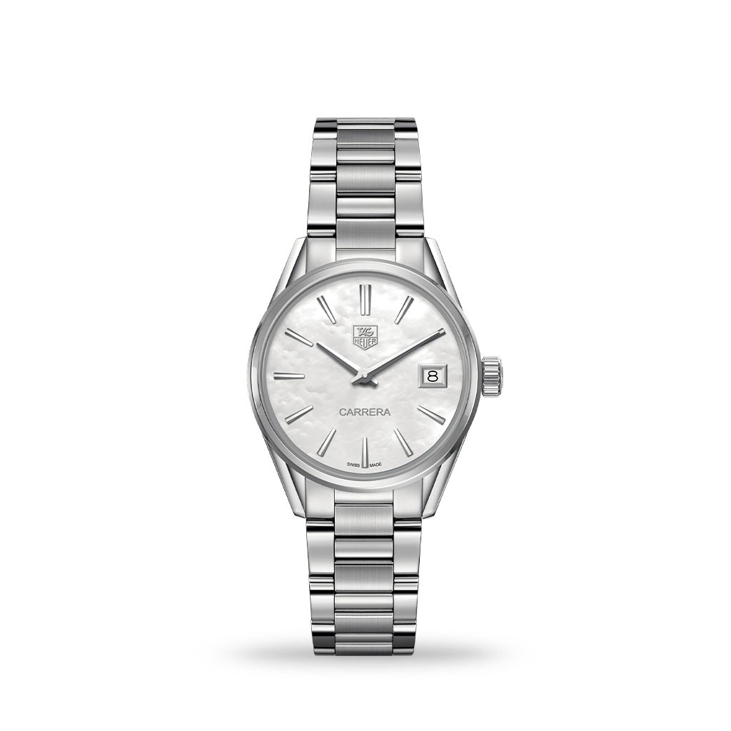 TAG Heuer Carrera Quartz Mother-of-Pearl 32mm Bracelet