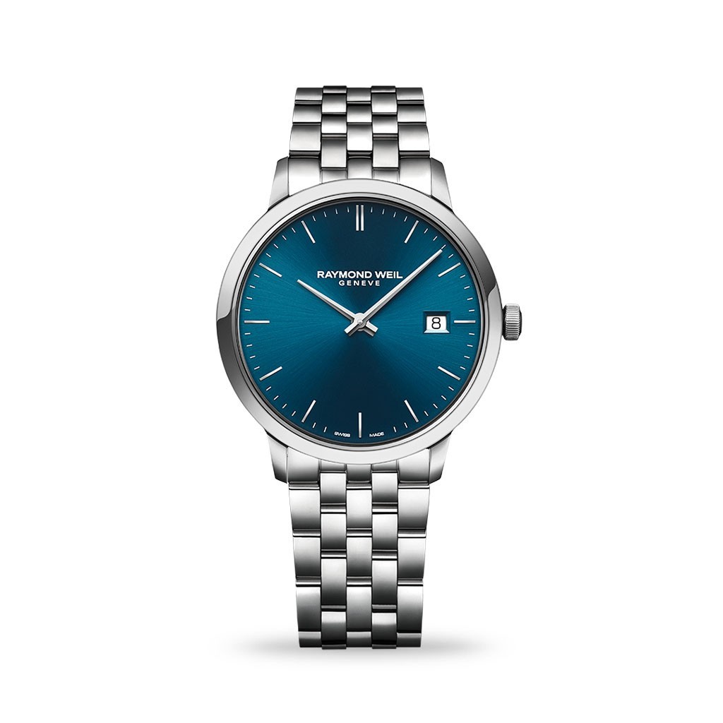 Raymond Weil Toccata Quartz 39mm, Blue Dial, Bracelet