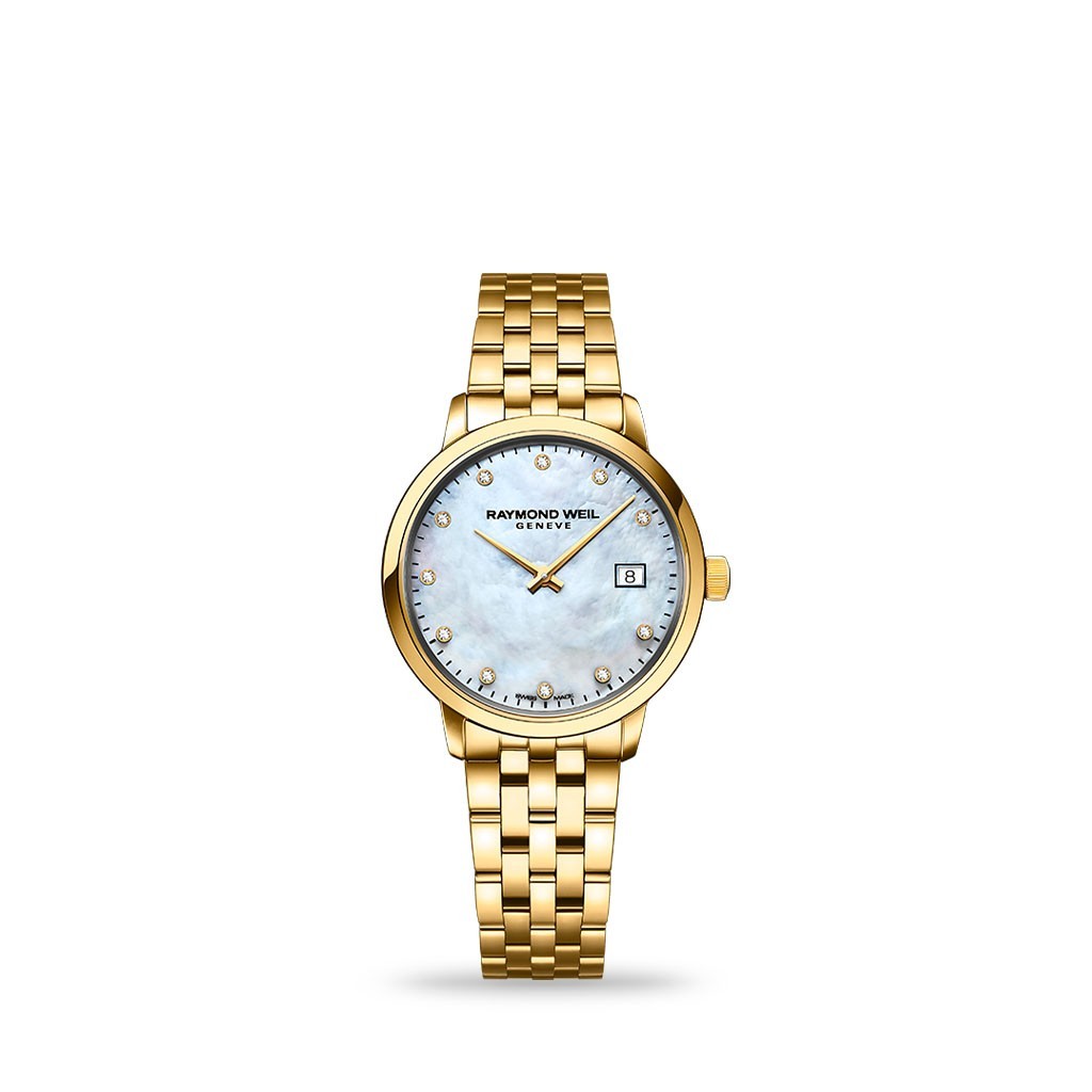 Raymond Weil Toccata Quartz white mother-of-pearl 29mm bracelet