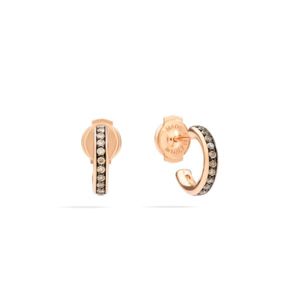 Pomellato Iconica Brown Diamond Earrings | POB8110_O7000_DBR00