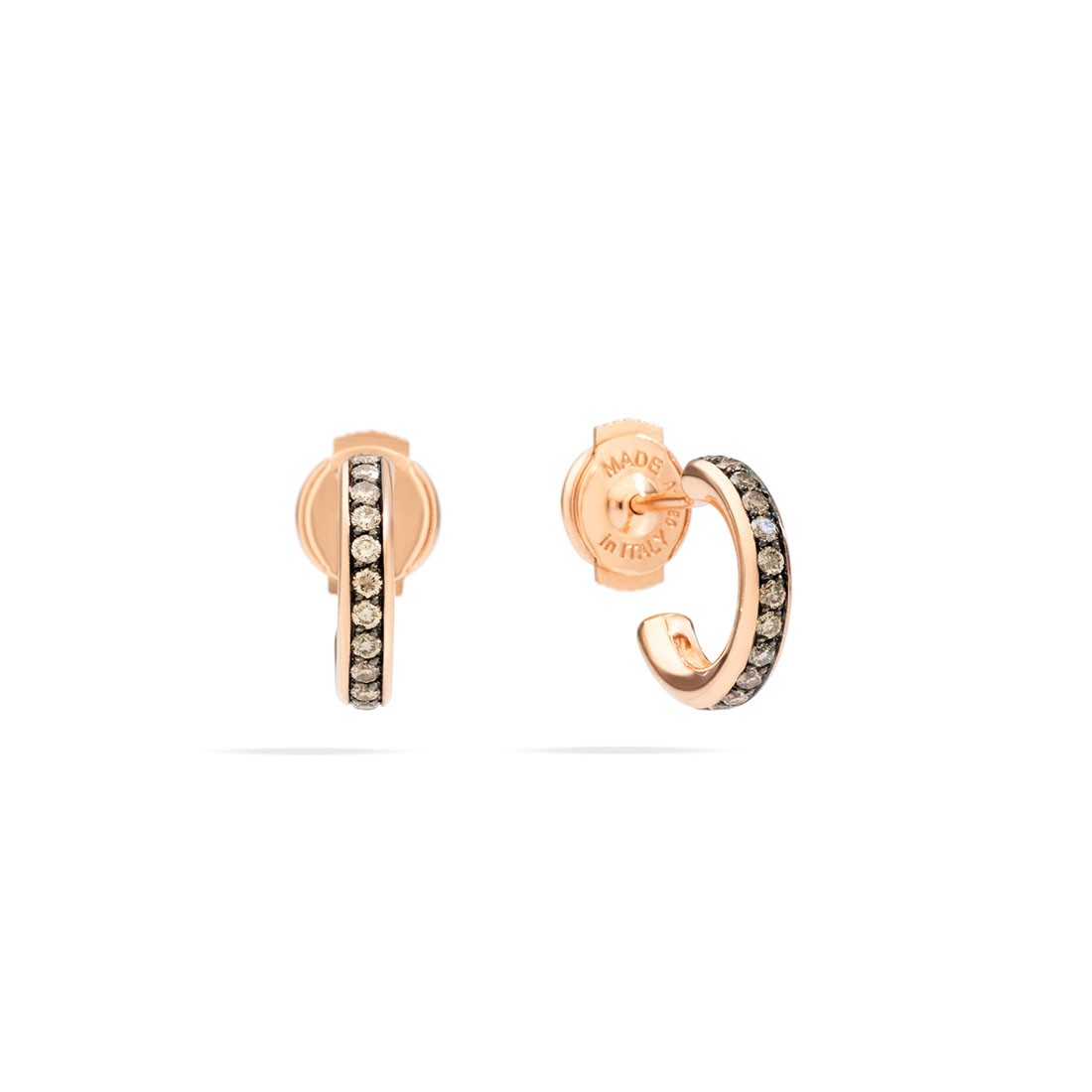 Pomellato Iconica Brown Diamond Earrings