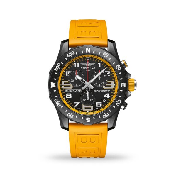 Breitling Endurance Pro SuperQuartz™ Breitlight® 44mm White Rubber Strap. Model X82310A41B1S1