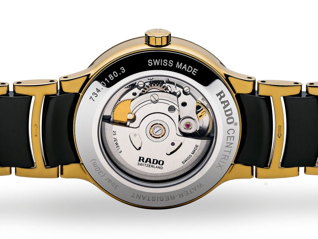 RADO Centrix Automatic Watch. Model: R30079762 - Back