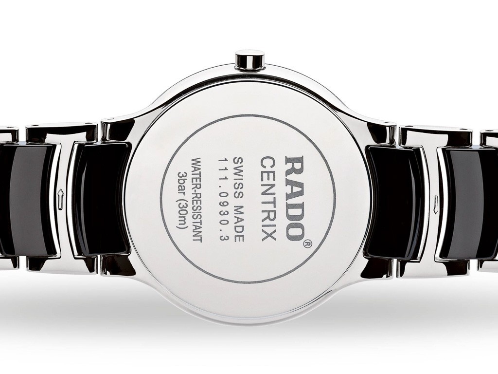 RADO Centrix Diamonds Watch. Model: R30935712 - Back