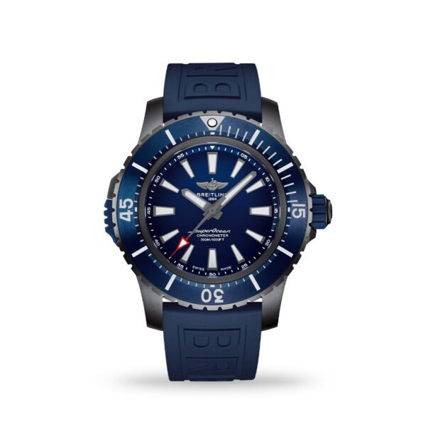 Breitling Superocean Automatic 48mm DLC-Coated Titanium Blue. Model: V17369161C1S1