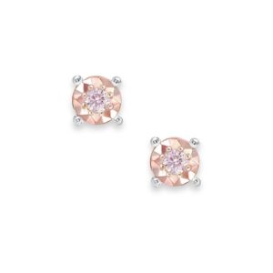 Argyle Pink Diamond Blush Stelle Stud Earrings | BPE-RDNSB0101