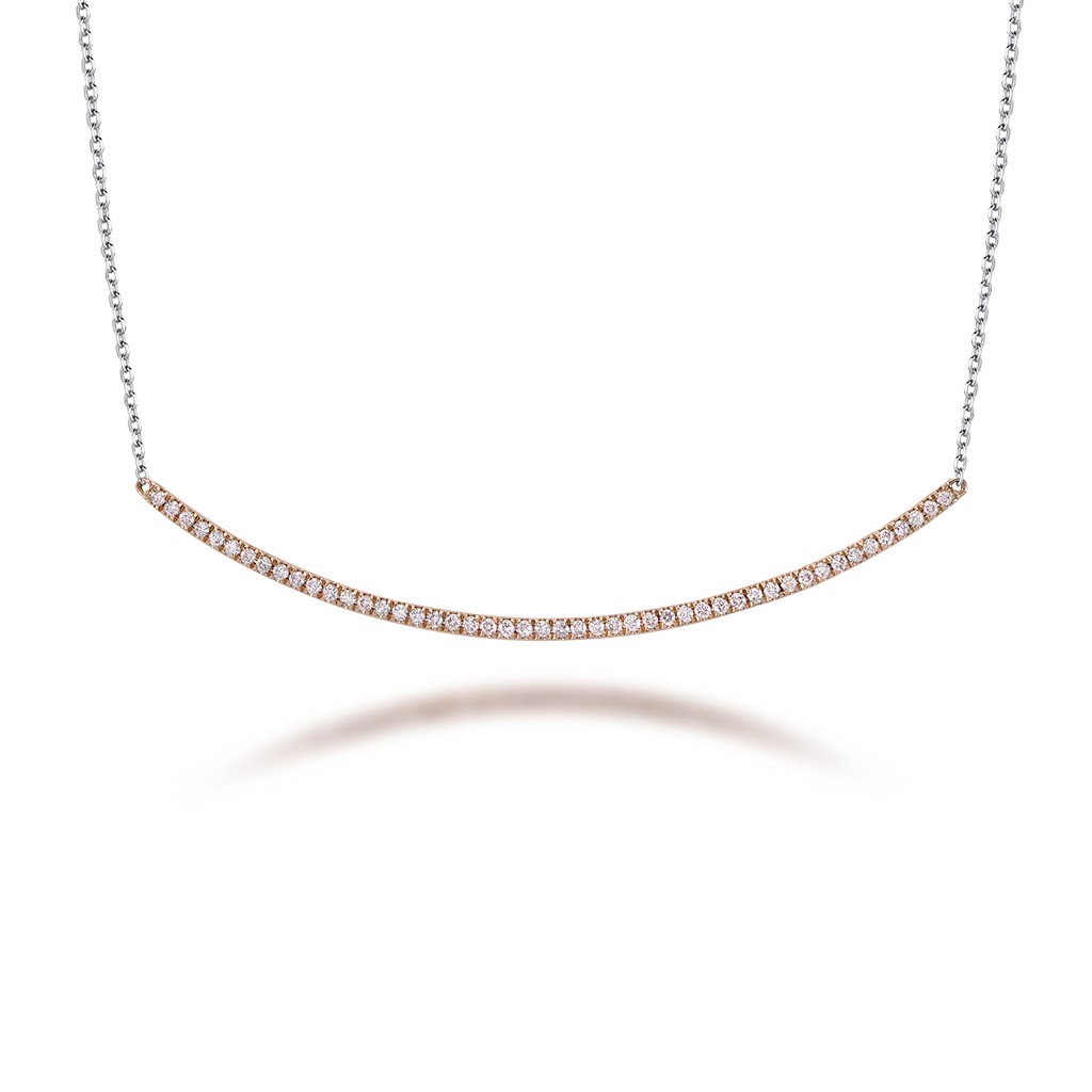 White &#038; Argyle Pink Diamond Blush Ryder Necklace