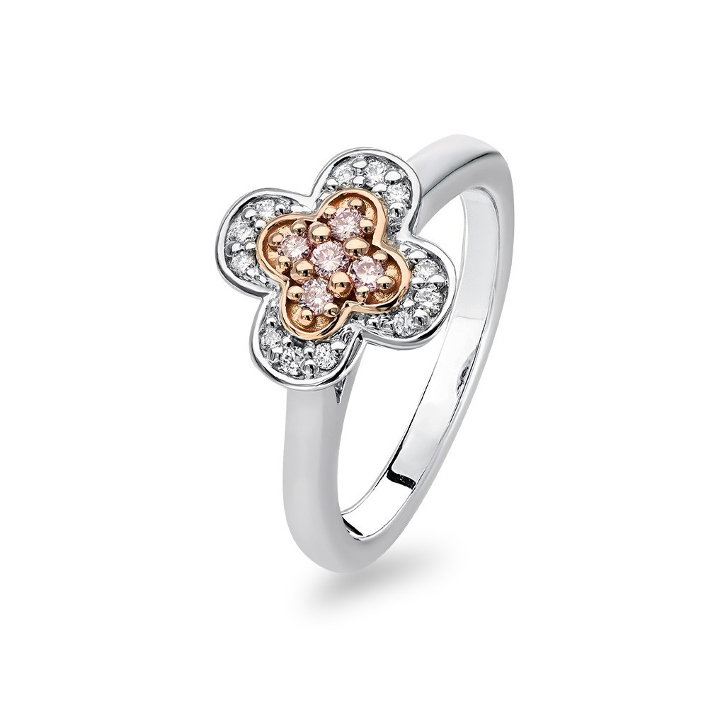 White & Argyle Pink Diamond Blush Lilibeth Ring