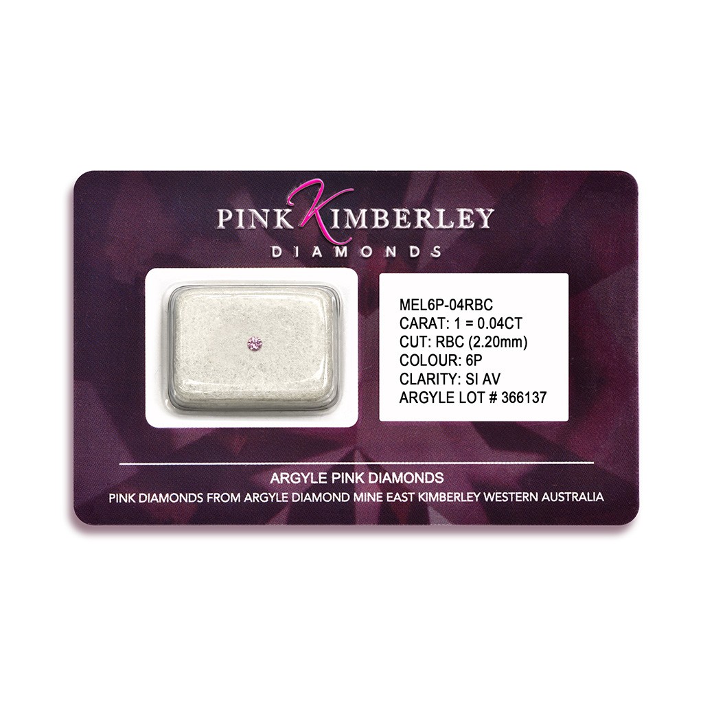 Loose Argyle Pink Diamond Seal 1=0.04ct 6P/SIAV