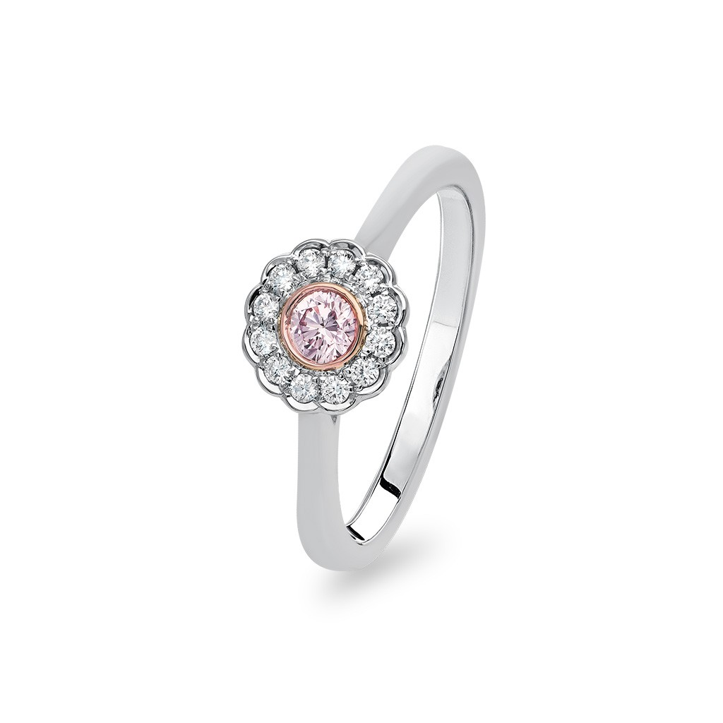 Kimberley White & Argyle Pink Diamond Delliah Ring