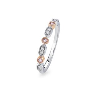 Pink Kimberley White & Argyle Pink Diamond Babette Ring | PKD-RDMSB0628