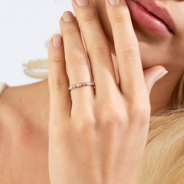Pink Kimberley White & Argyle Pink Diamond Babette Ring | PKD-RDMSB0628