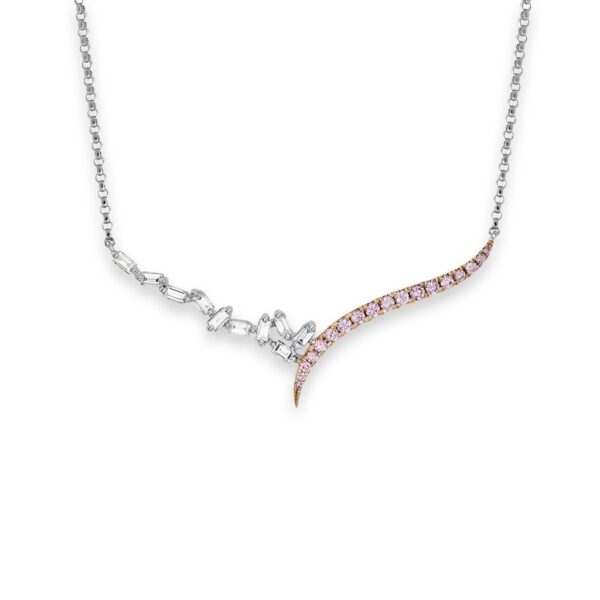 Kimberley White & Argyle Pink Diamond Kryss Pendant | PKP-OTDMB0201