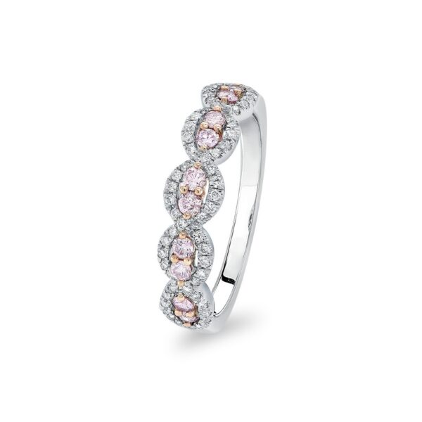 Kimberley White & Argyle Pink Diamond Rinalla Ring | PKR-RDNTB0107