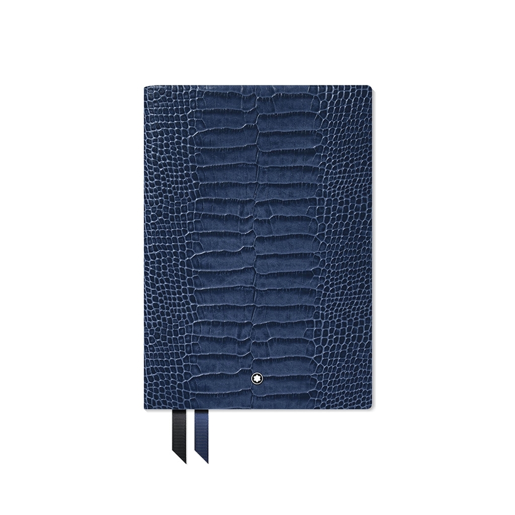 Montblanc Notebook #146 Croco Print Blue Violet