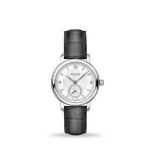 Montblanc Star Legacy Small Second Silvery White Dial 32mm Grey Leather | Model: 118536