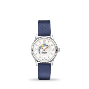 Montblanc Boheme Day & Night Silver-White Dial 30mm Blue Leather | Model# 119932