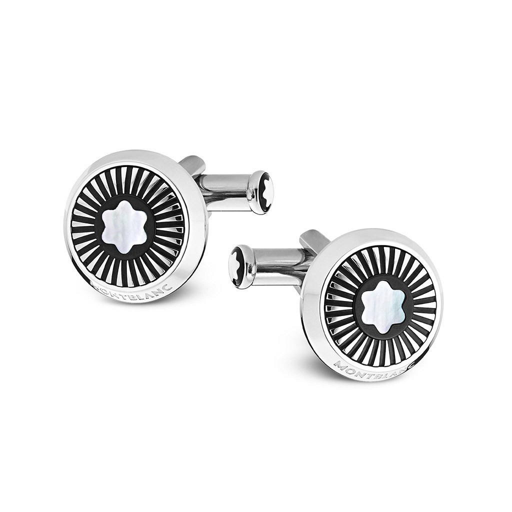 Montblanc Star Cufflinks Snowcap