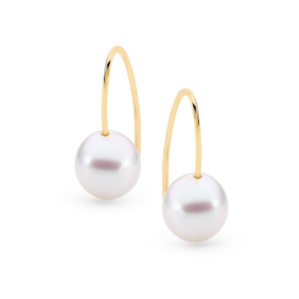 Allure South Sea Pearl Mini Wire Hook Earrings - E121Y09W