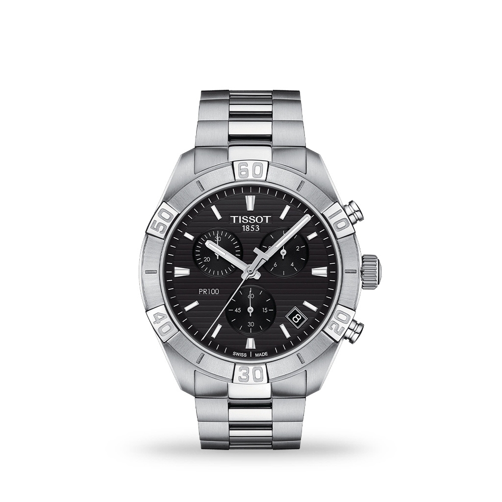 Tissot T-Classic PR 100 Sport Gent Chronograph 44mm Bracelet