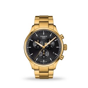 Tissot Chrono XL Classic 45mm, Stainless steel case with yellow gold PVD coating and stainless steel bracelet T1166173305100