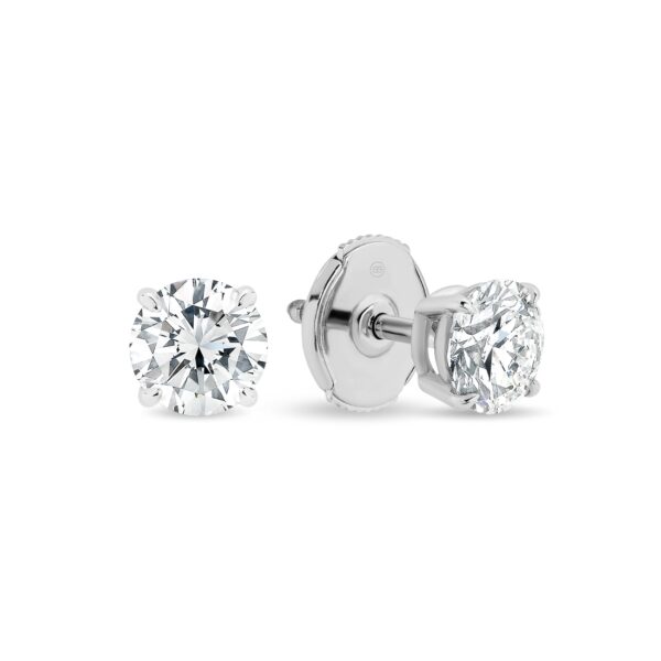 Gregory Classic Earrings 0.20ct White Gold - K26-0.20 WG