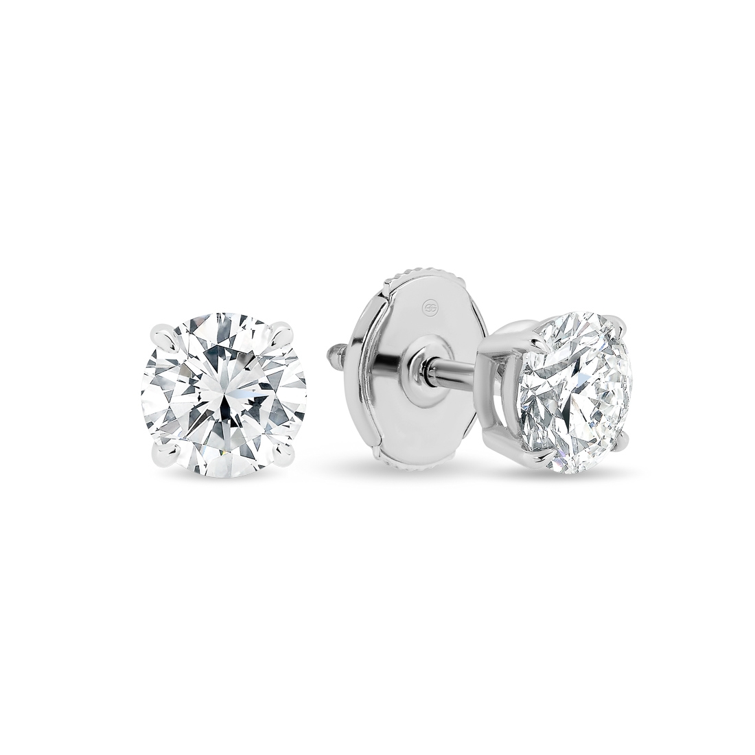 Classic Diamond Studs in White Gold 0.10-0.30ct