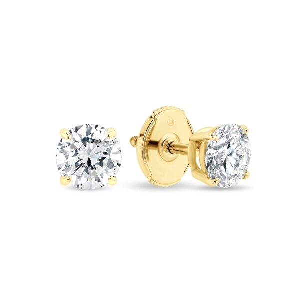 Classic Diamond Studs in Yellow Gold 0.10-0.30ct | K26