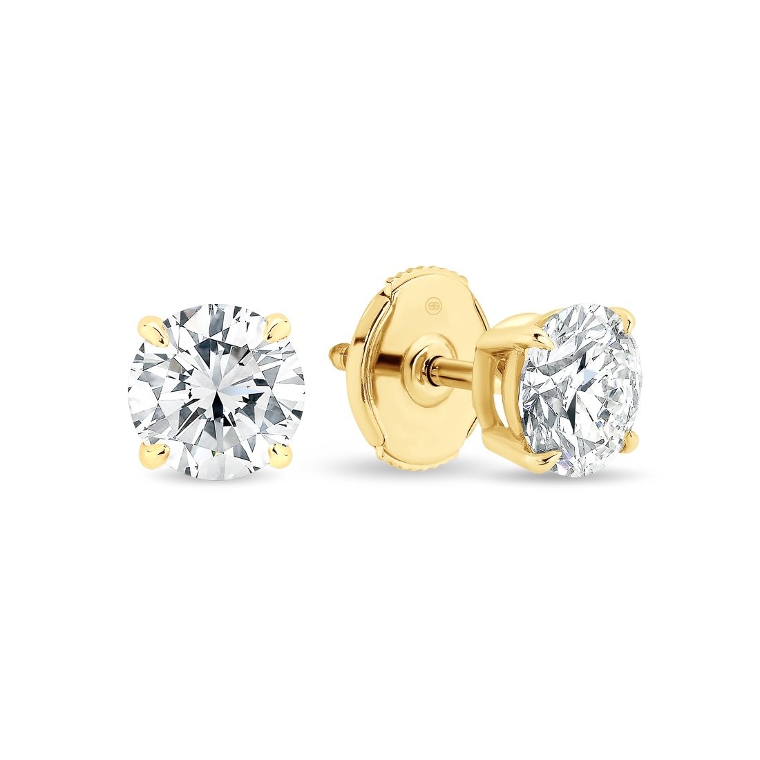 Gregory Classic Earrings 0.40ct Yellow Gold - K26-0.40 YG