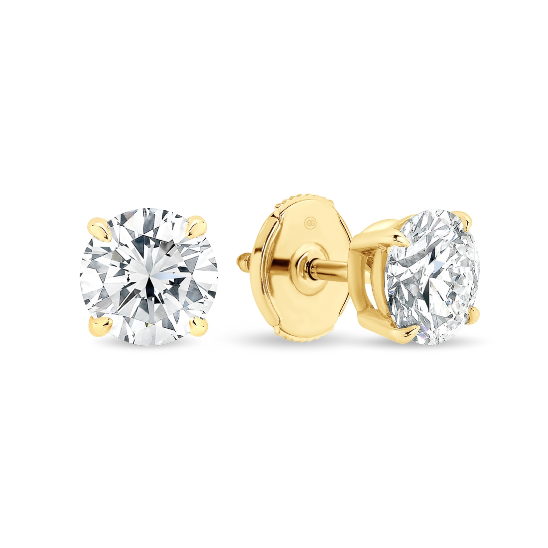 Gregory Classic Earrings 0.50ct Yellow Gold - K26-0.50 YG