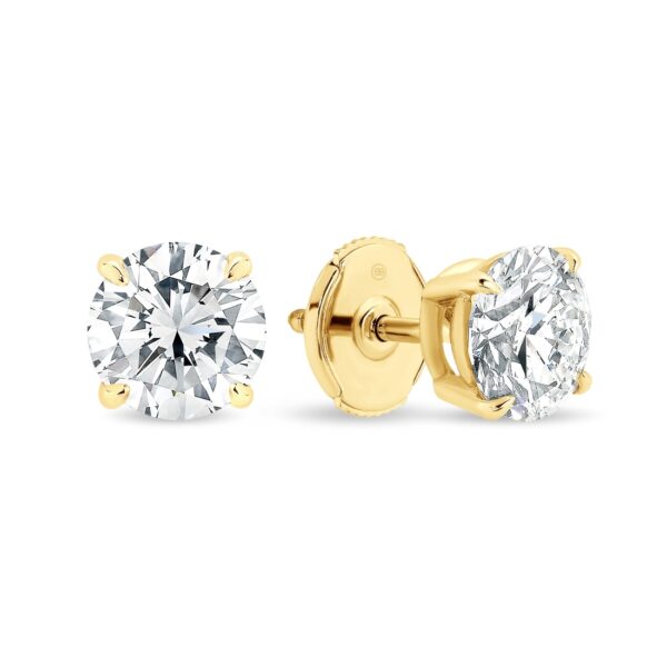 Gregory Classic Earrings 0.60ct K26 Yellow Gold - K26 0.60 YG