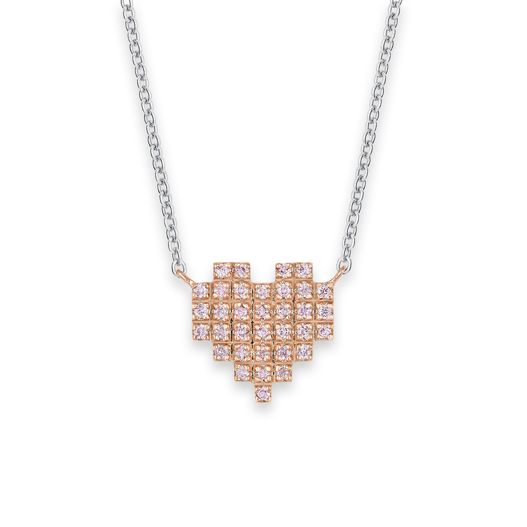 Kimberley White & Argyle Pink Diamond Kimberley Pixie Necklace