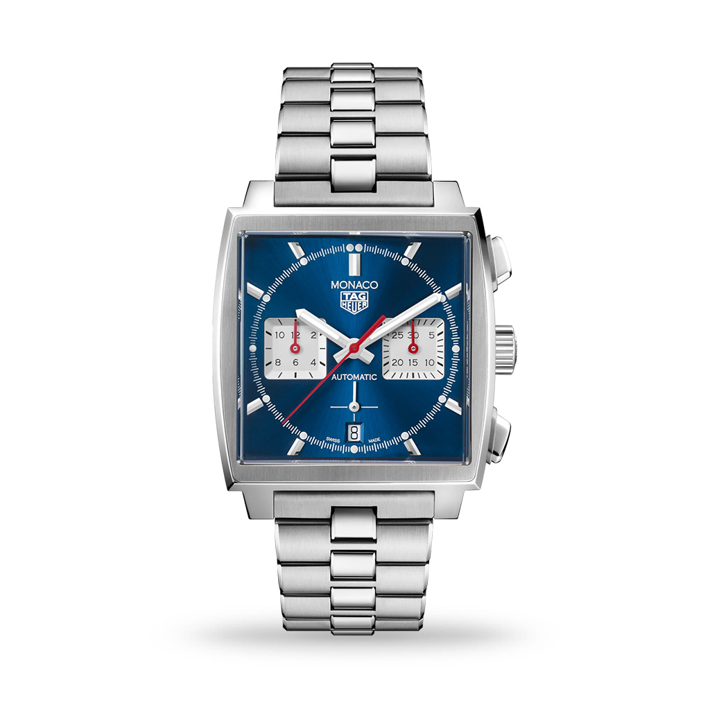 TAG Heuer Monaco Automatic 39mm Blue Dial Bracelet