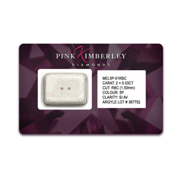 Pink Kimberley Diamonds Loose Argyle Pink Diamond Seal | MEL5P-01RBC-1.50mm