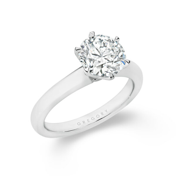 Round Brilliant Solitaire Diamond Engagement Ring | A2314 | Gregory Jewellers