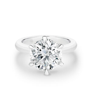 Round Brilliant Solitaire Diamond Engagement Ring | A2410