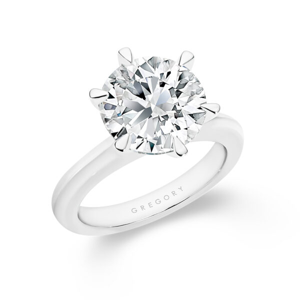Round Brilliant Solitaire Diamond Engagement Ring | A2410